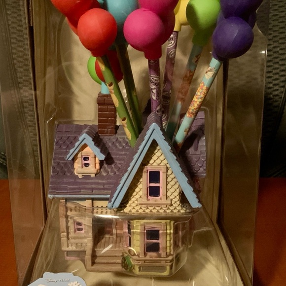 Disney Other - Disney Store Pixar “UP”, Carl’s House Pencil Holder w/ Pencils